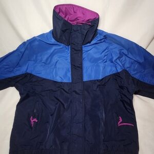 Vintage 80's/90's Hunt Club Color Block Windbreaker Ski Jacket